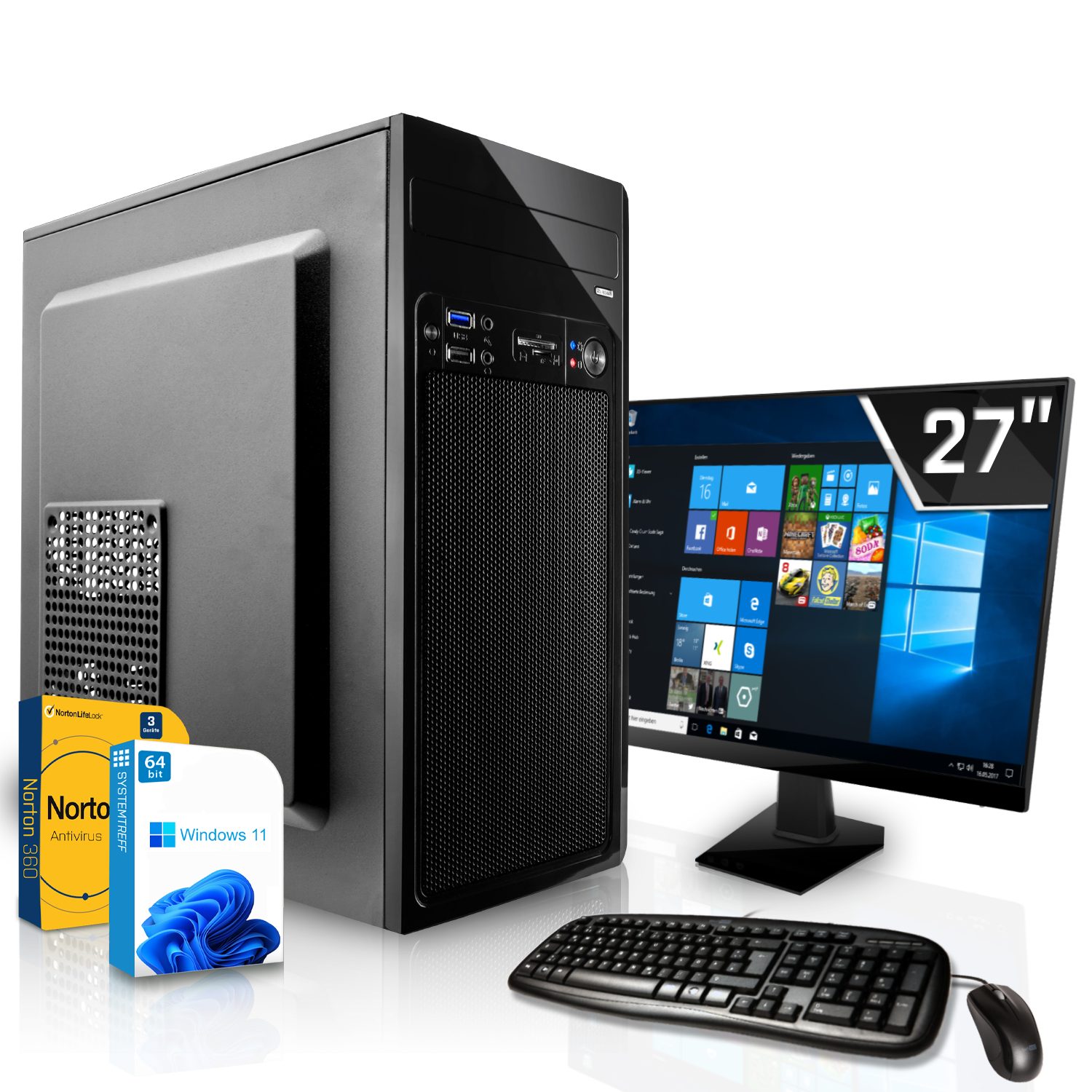 SYSTEMTREFF Business-PC-Komplettsystem (27