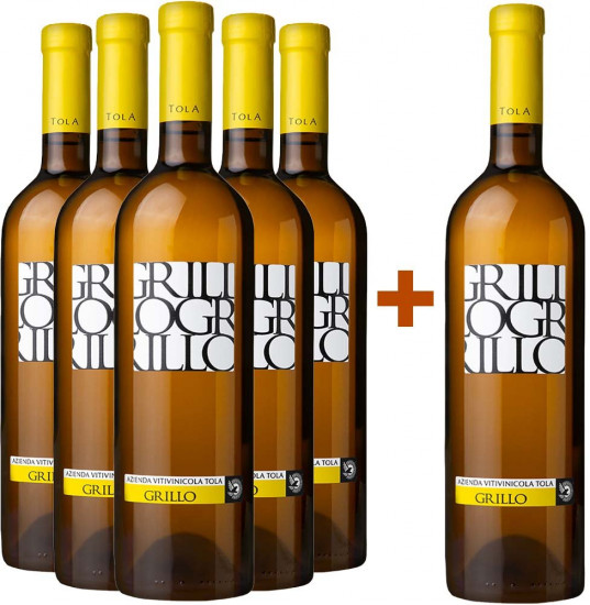 5+1 Paket Grillo Sicilia DOC - Azienda Vitivinicola Tola