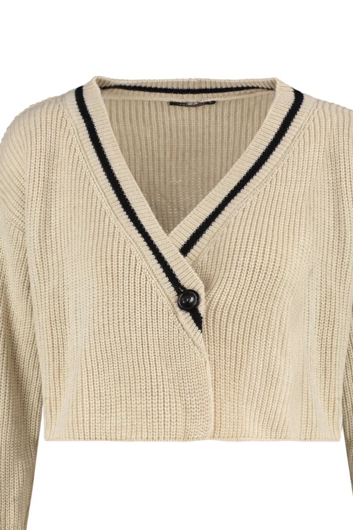 Trendyol Collection  Stone Crop Strick-Cardigan mit Farbblockdesign TWOAW23HI00366