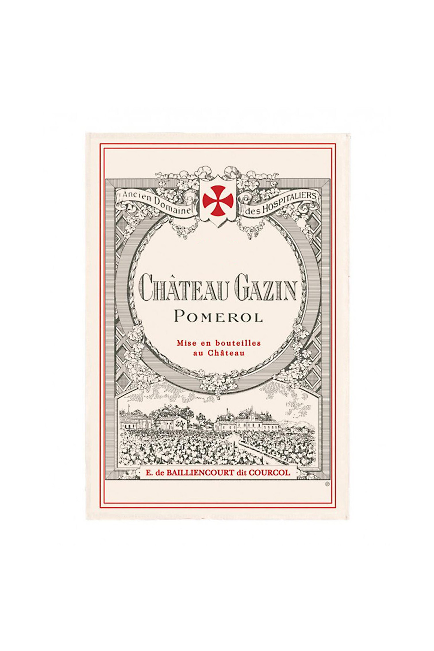 Vin 1966 CHÂTEAU GAZIN 1966, Pomerol. Vin ancien - SoDivin