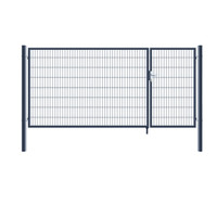 Home Deluxe Doppelflügel Gartentor ADITUS anthrazit - 80 x 350 cm