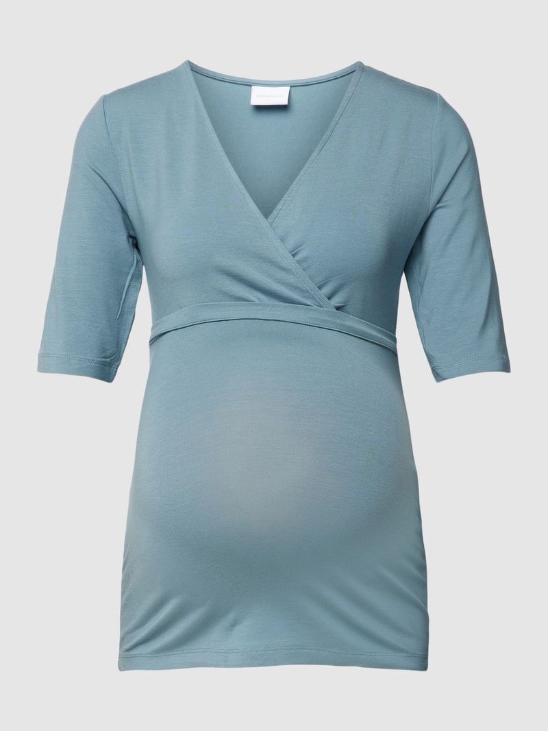 Umstands-T-Shirt mit Stretch-Anteil in bleu