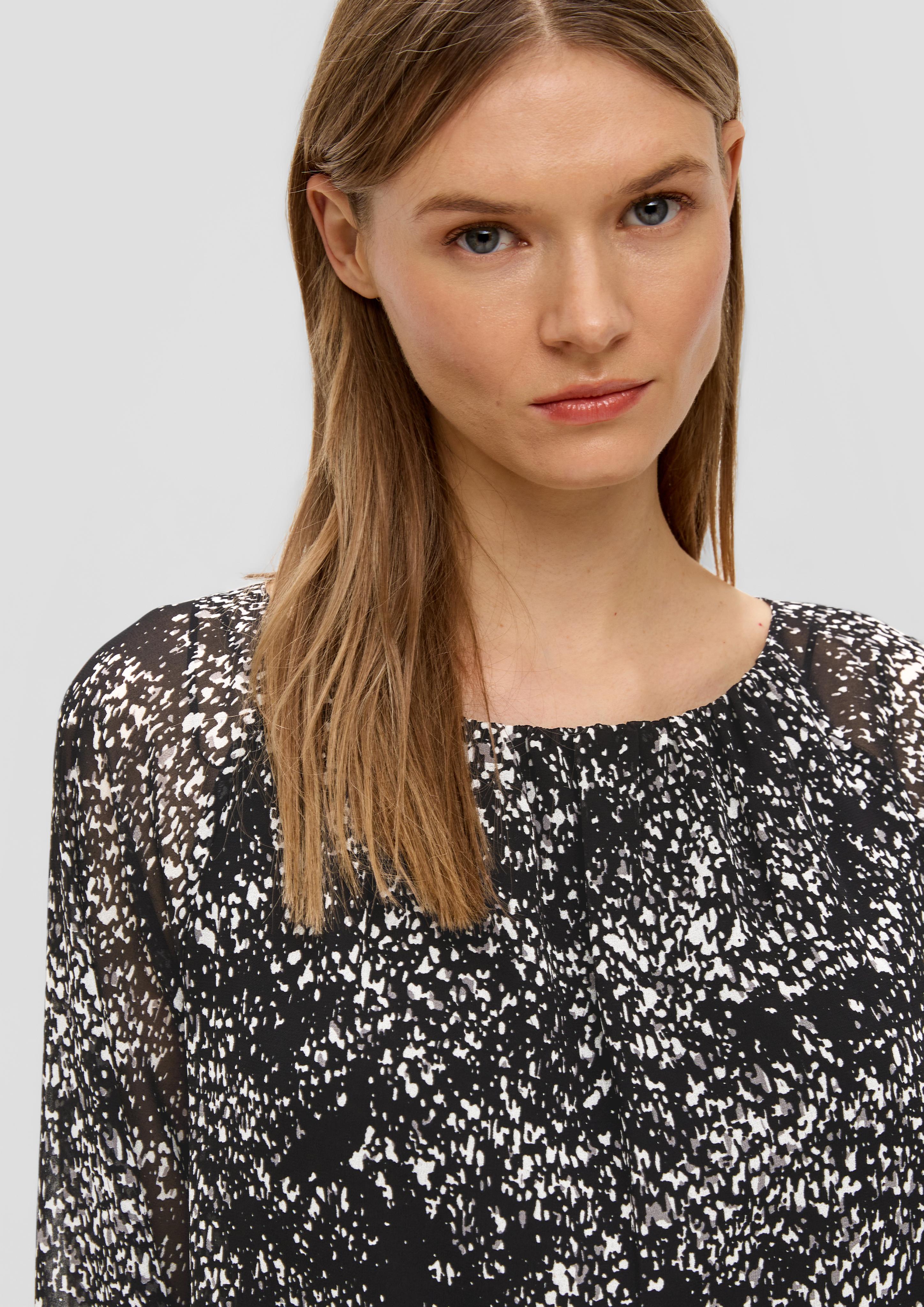 Chiffon-Bluse mit Raffungen  2145878-99A2