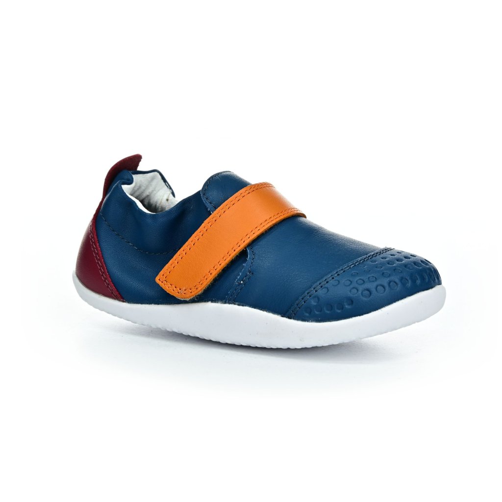Bobux Go Tidal Teal-Cranberry Combo Xplorer Barfuß-Lauflernschuhe