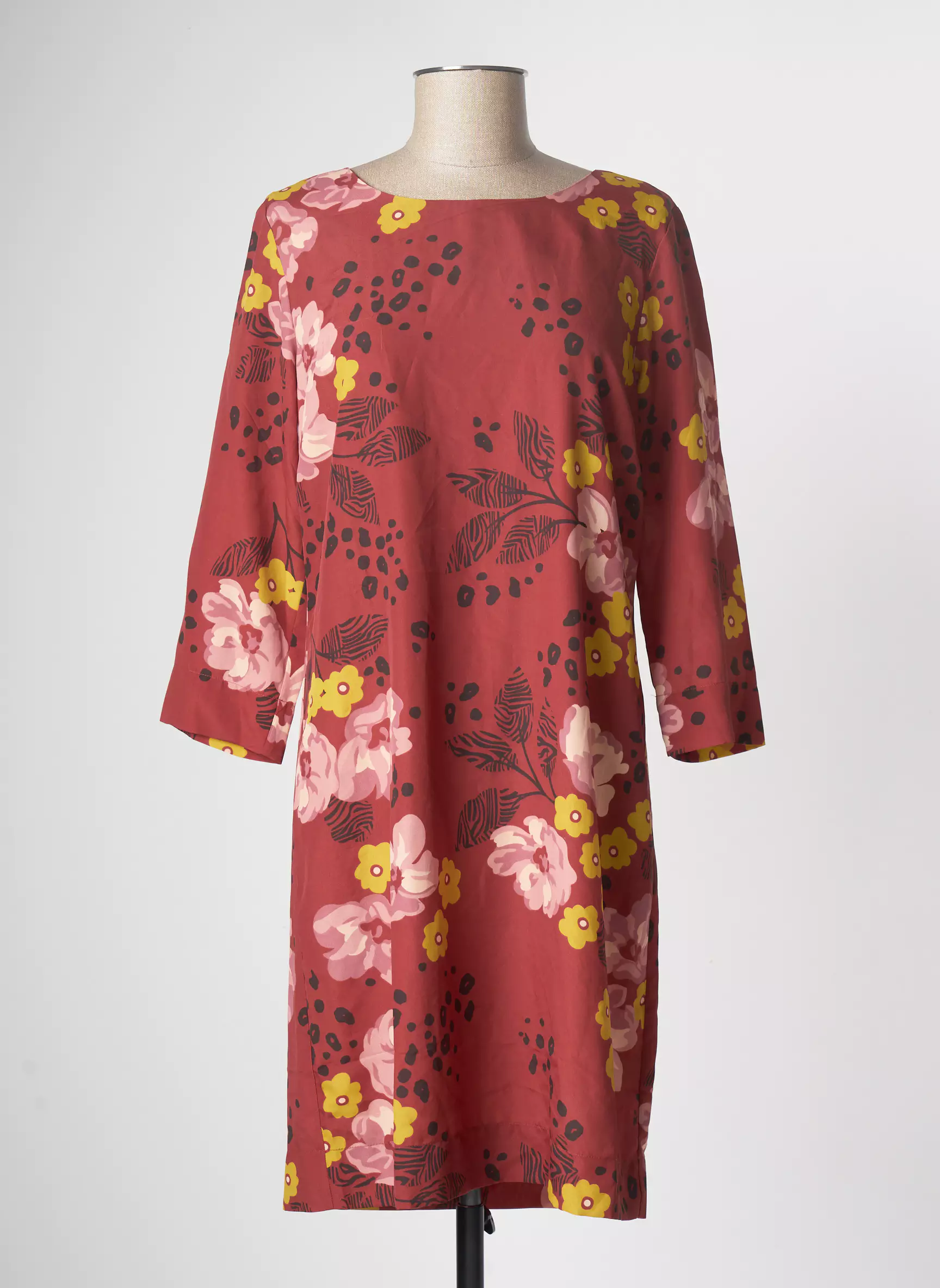 Flair Robes Mi Longues Femme couleur rose