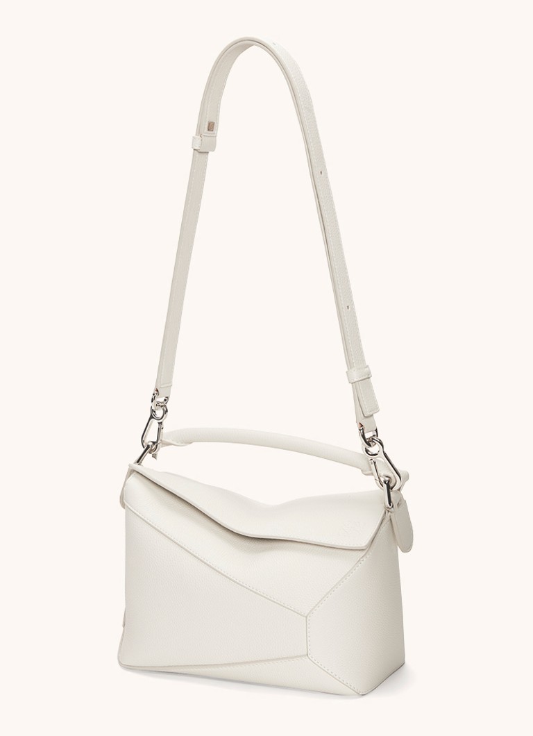 LOEWE Puzzle Edge maza rokassomiņa no teļādas