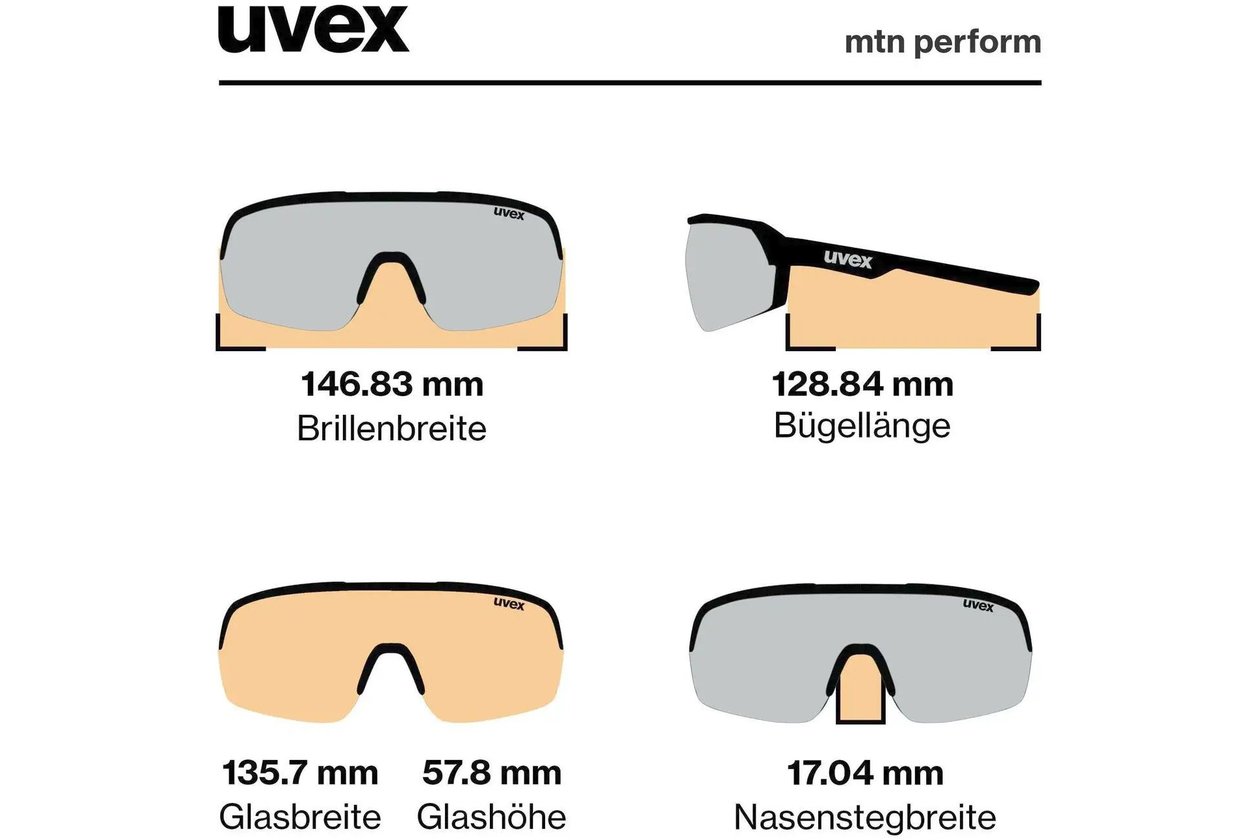 Uvex MTN Perform Black Purple Matt / Mirror Purple
