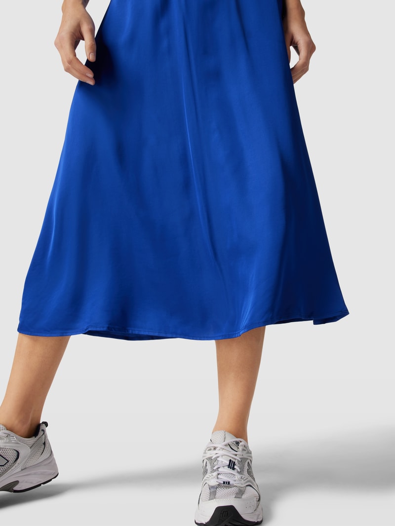 Rock mit Kellerfalten Modell 'Lilyann' in blau