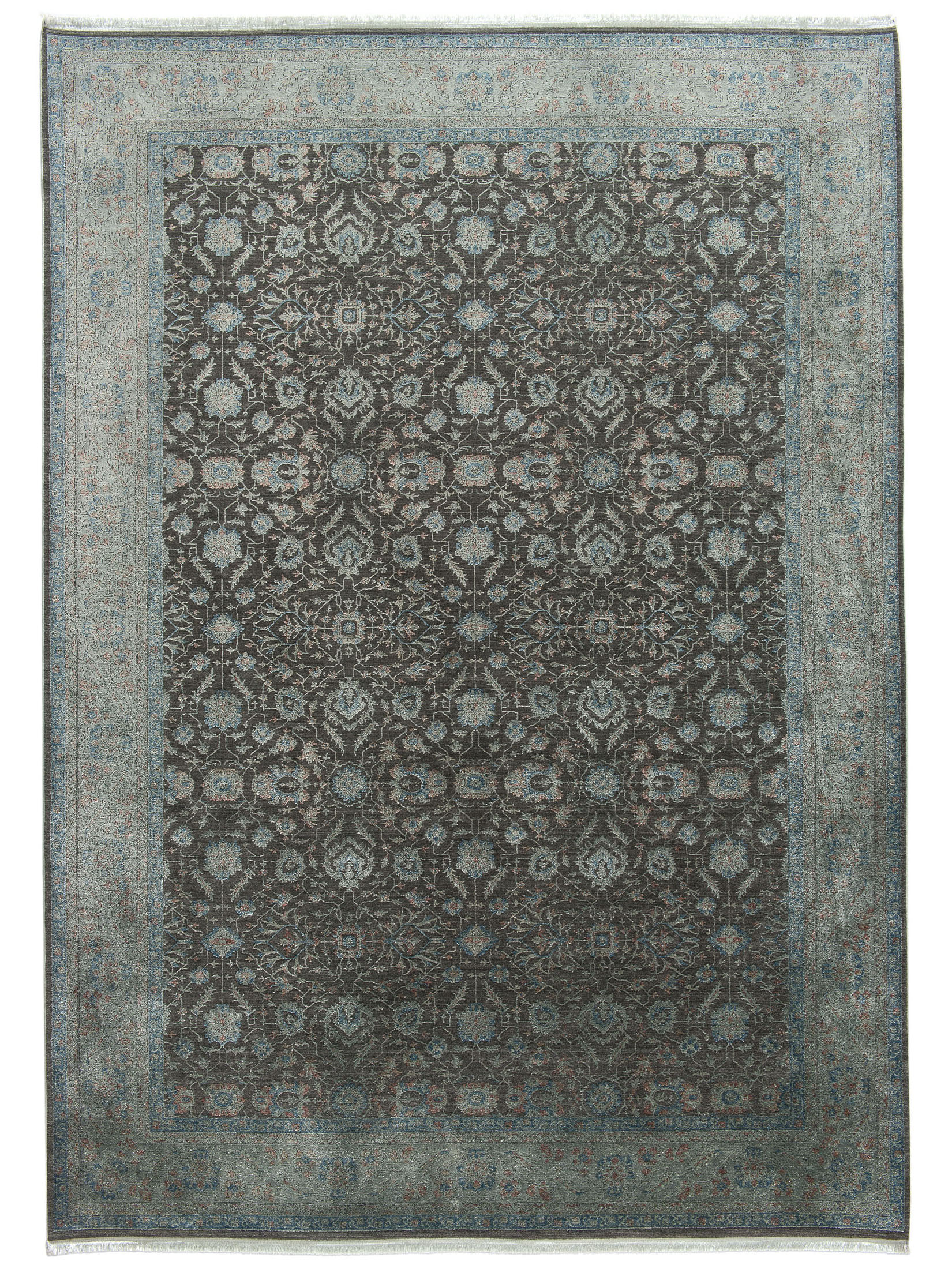 Valdiva Vintage-Teppich, Green-Blue