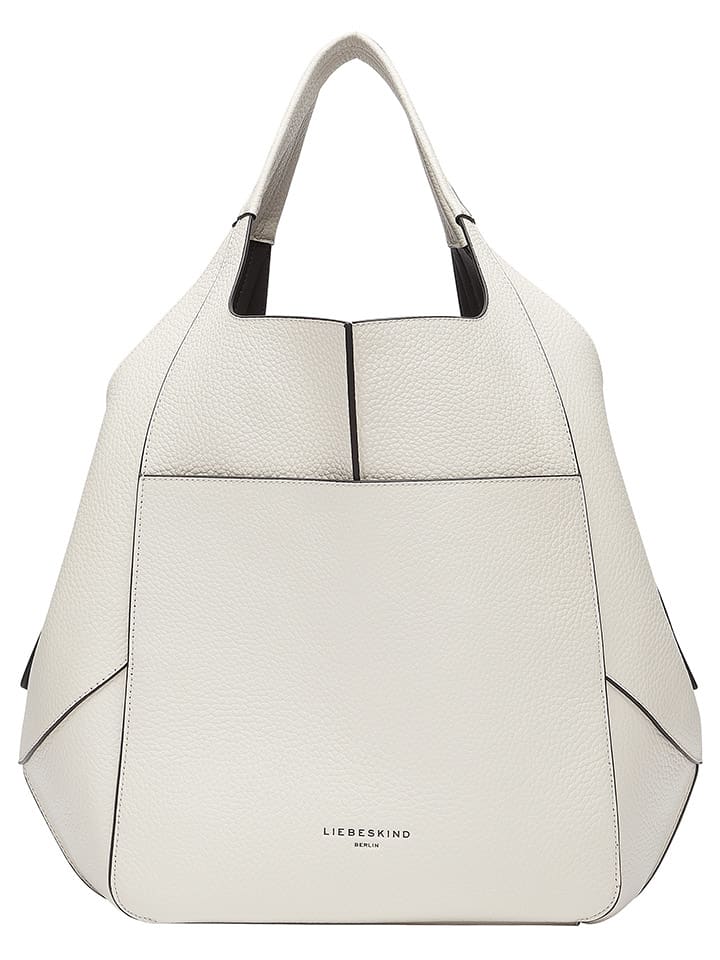 LIEBESKIND BERLIN Leder-Henkeltasche in Weiß - (B)30 x (H)36 x (T)18 cm günstig kaufen onesize