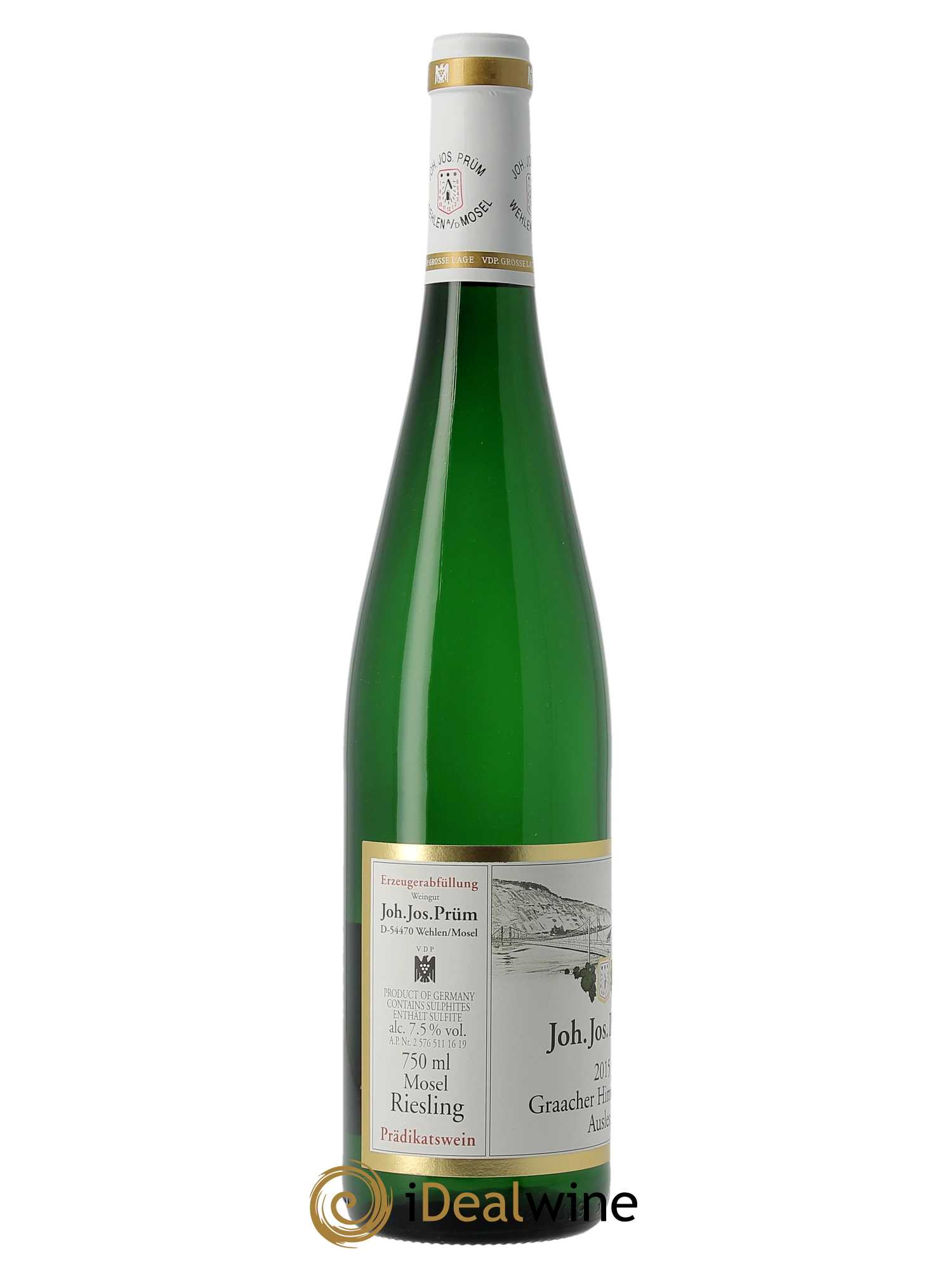 Riesling Joh. Jos. Prum Graacher Himmelreich Auslese  2015 - Lot de 1 Bouteille