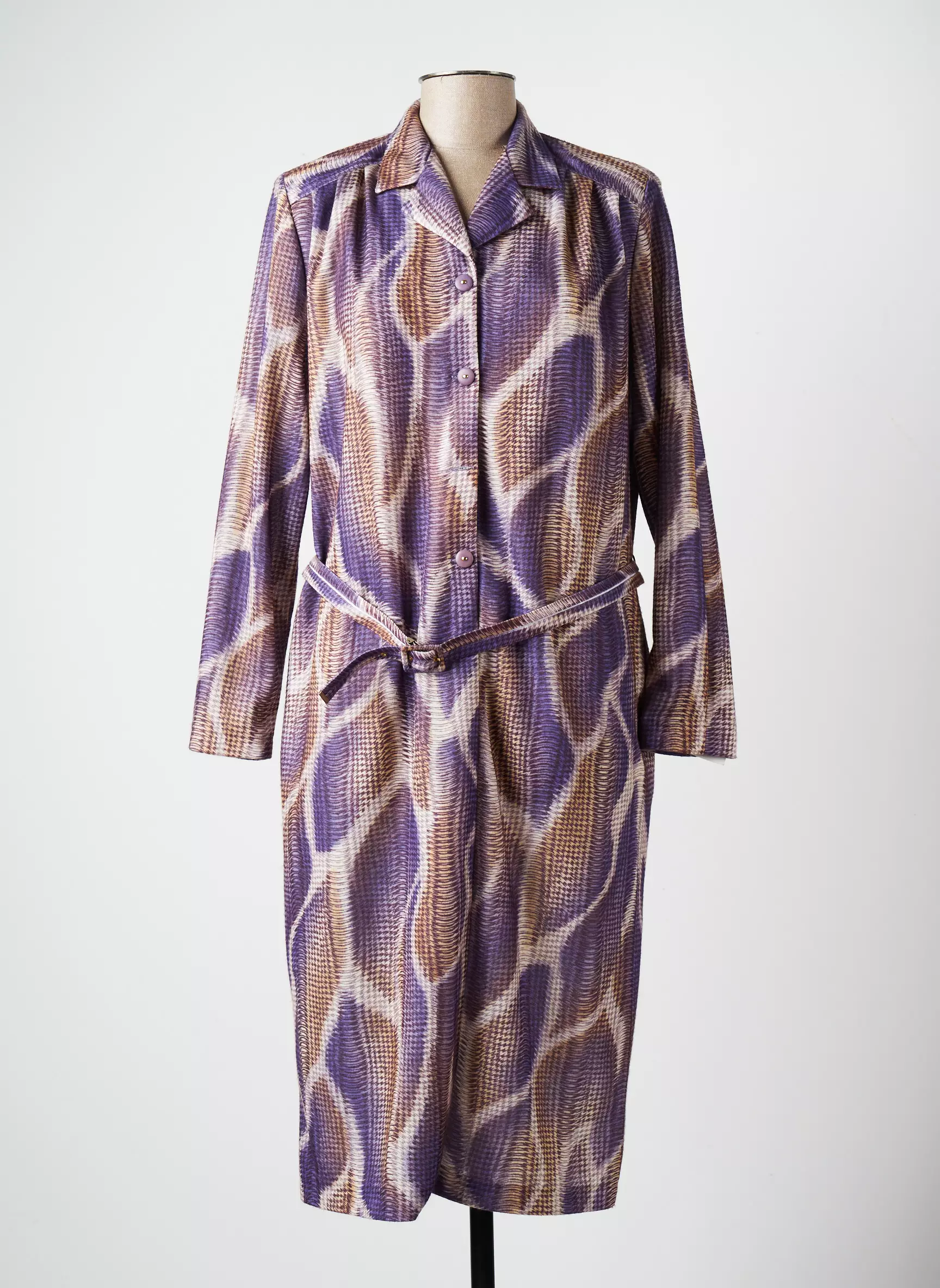 Lisa Chesnay Robes Mi Longues Femme couleur violet