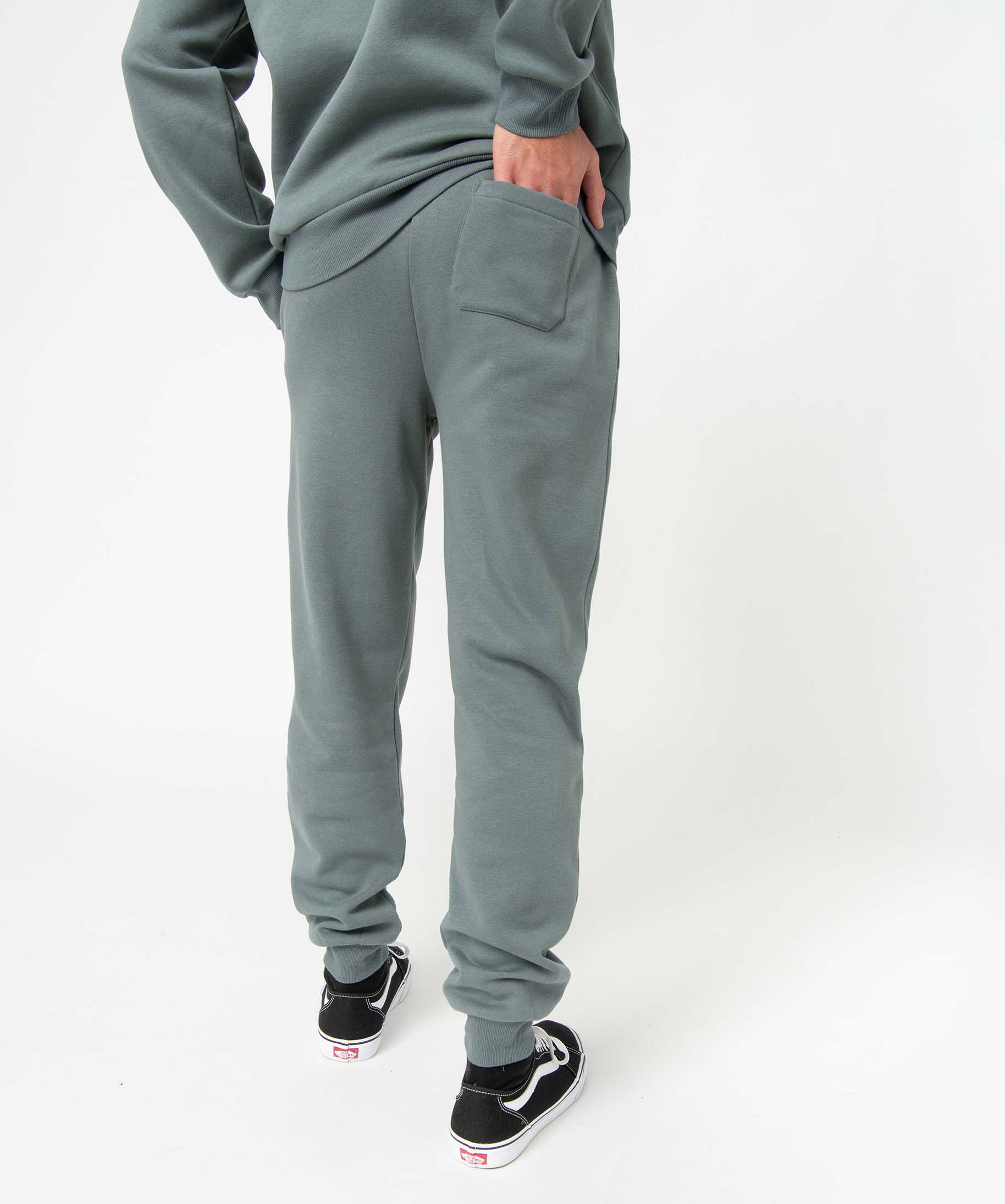 Pantalon de jogging homme molletonné vert | GEMO