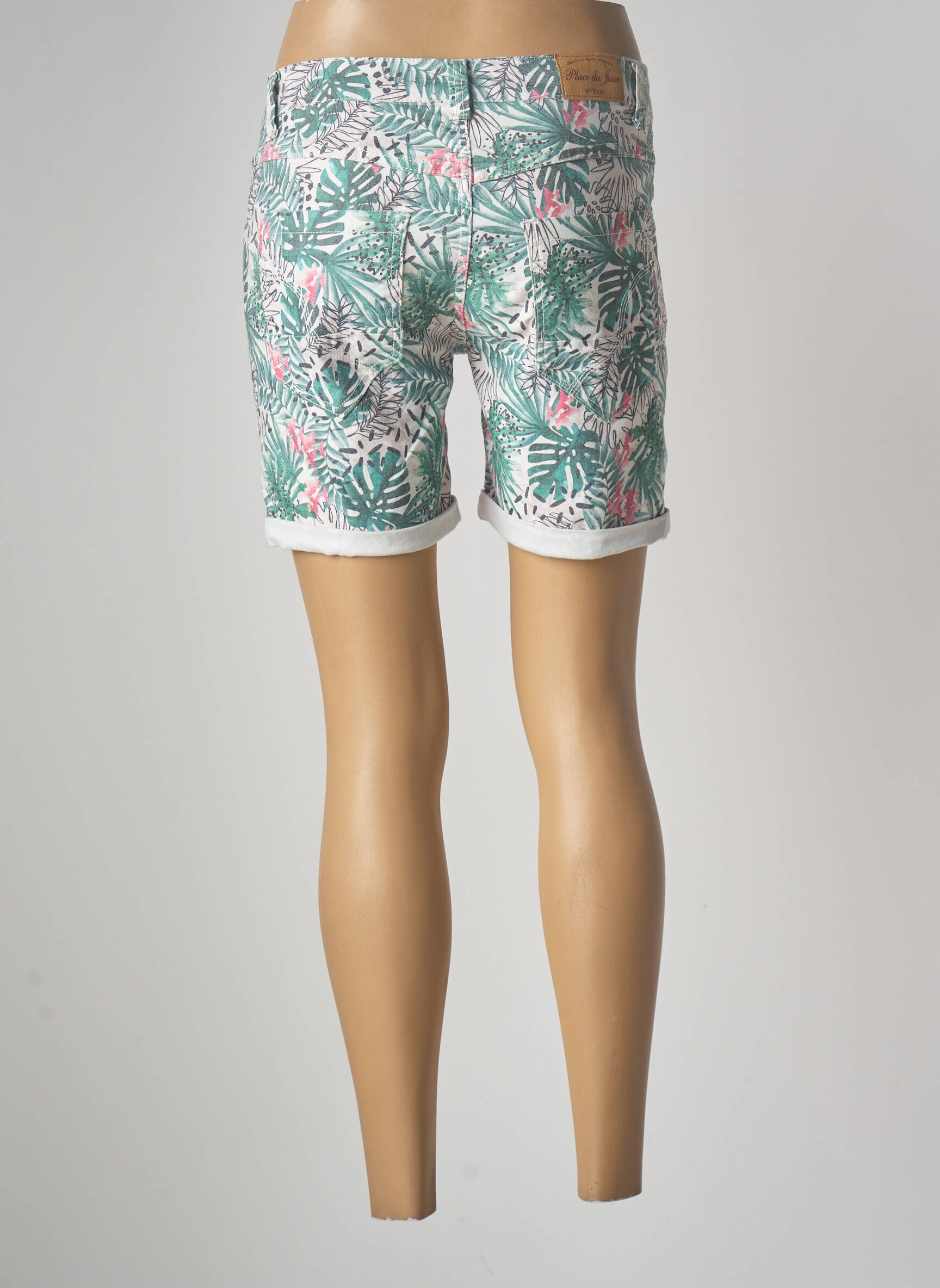 Place Du Jour Shorts 1 Femme couleur vert