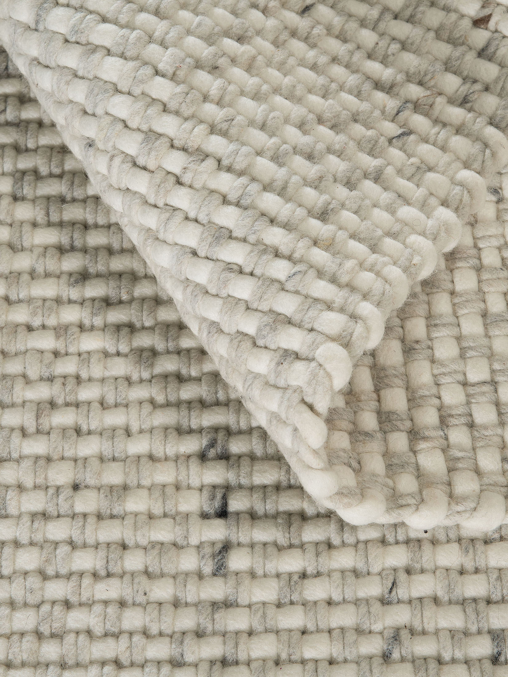 Svanberga Woll-Teppich, Offwhite