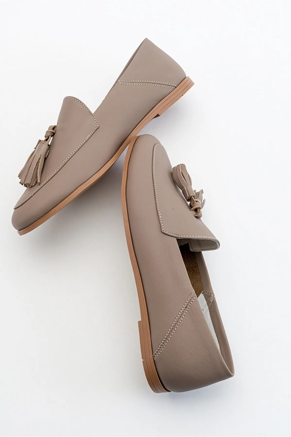 LuviShoes  F04 Stone Skin Echtlederschuhe