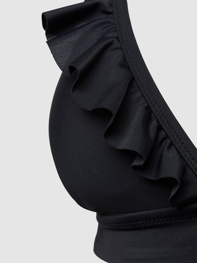 Bikini-Oberteil mit Spaghettiträger Modell 'BOBBY' in schwarz