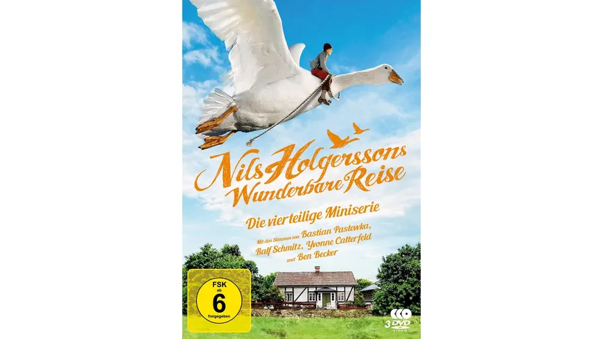 Nils Holgerssons wunderbare Reise - Die vierteilige Miniserie (Fernsehjuwelen)  [3 DVDs]