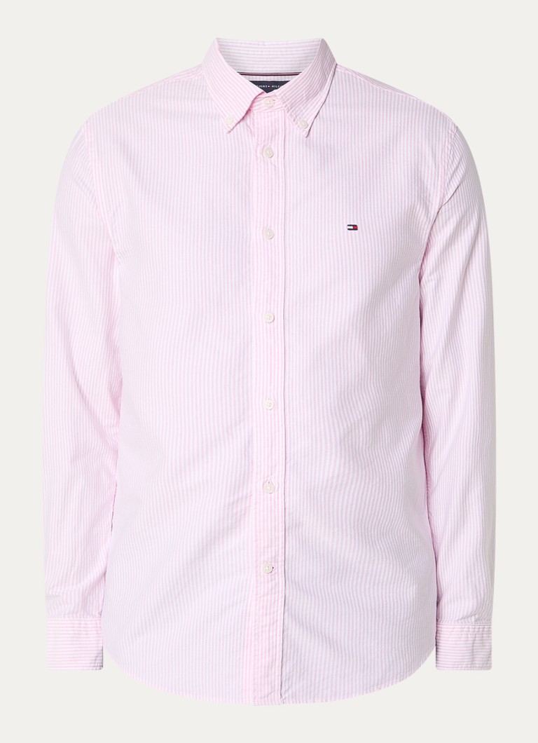 Tommy Hilfiger Heritage regular fit shirt with stripe print and logo embroidery