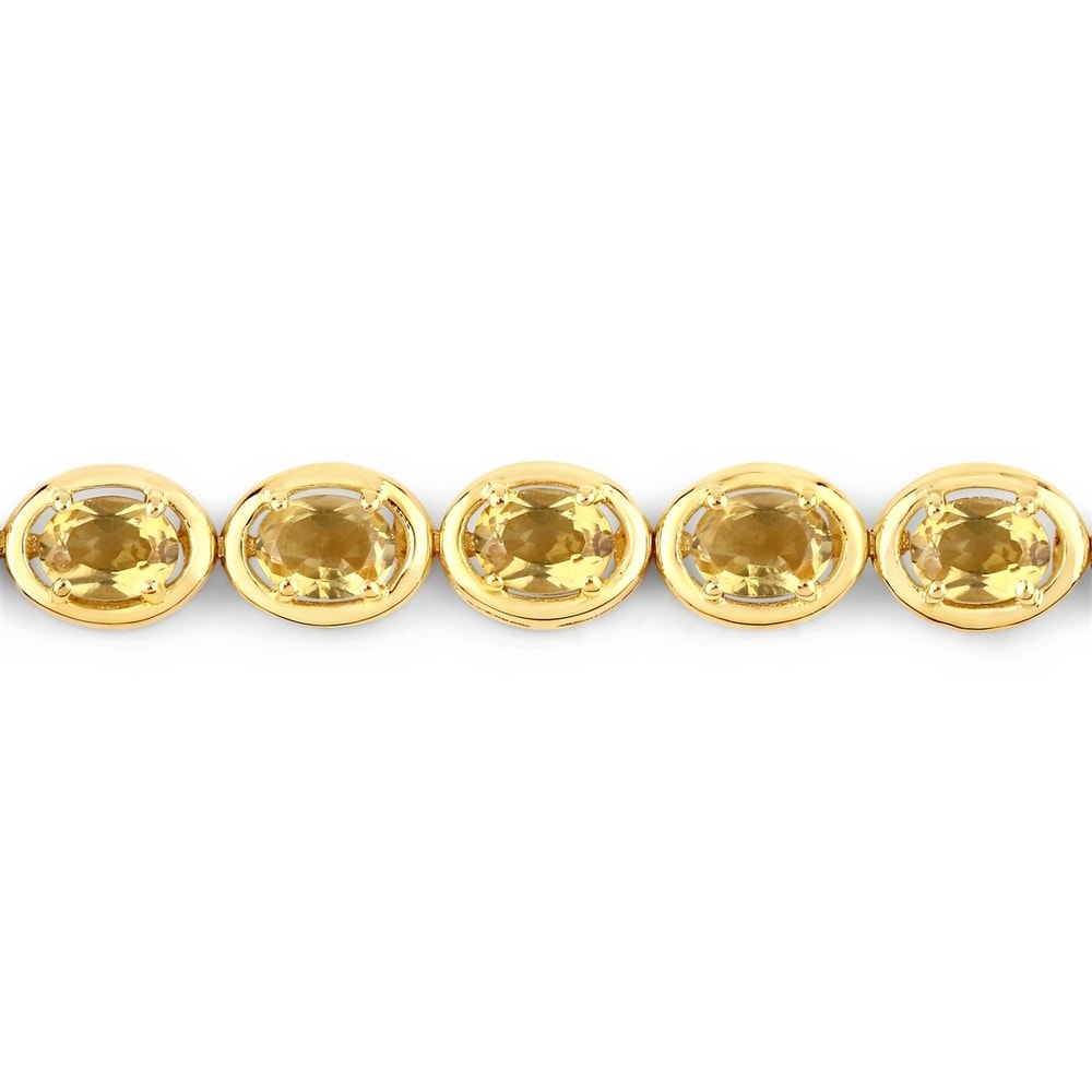 Rafaela Donata Bracelet Argent sterling Citrine en Or jaune Bracelet