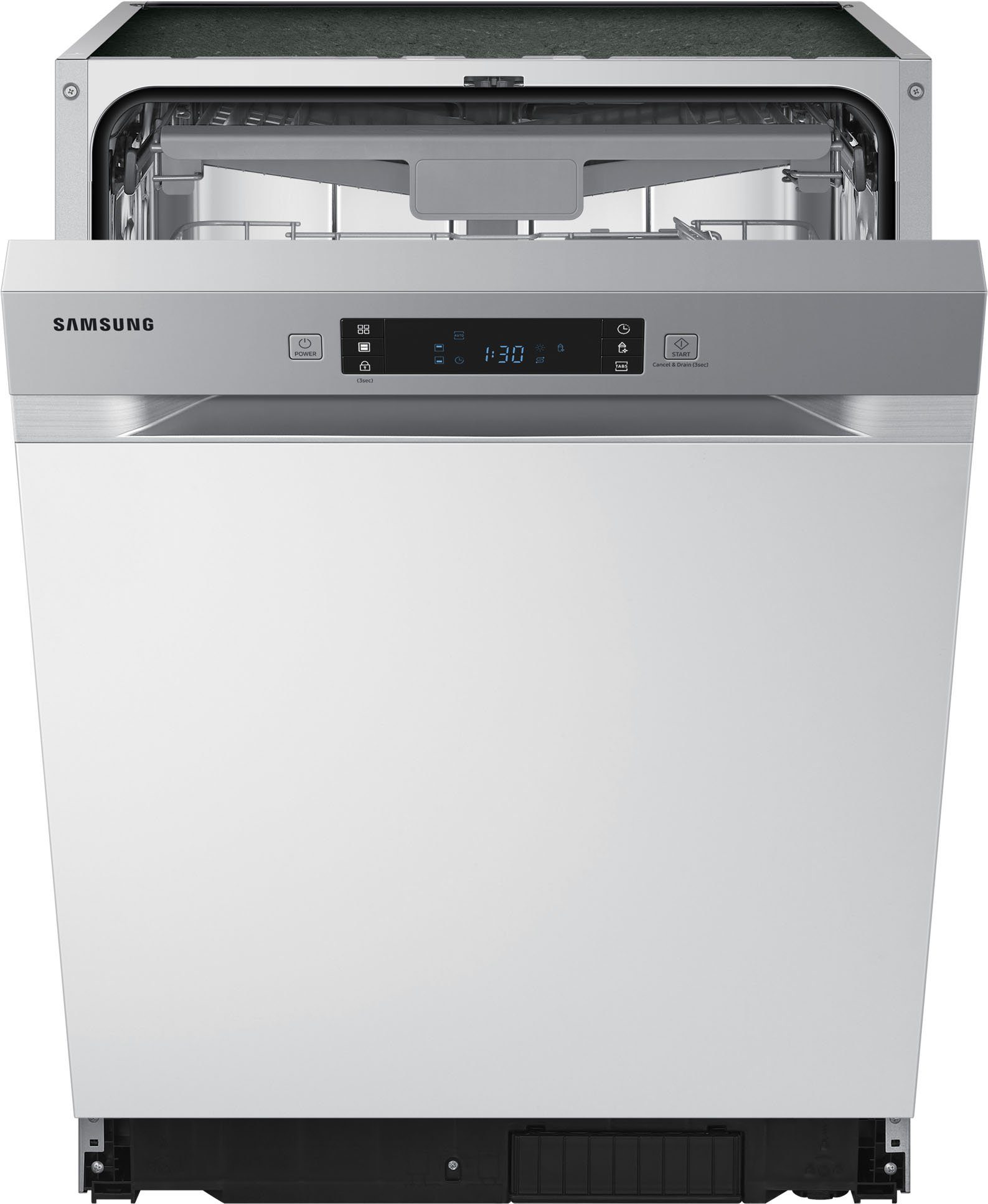 Samsung teilintegrierbarer Geschirrspüler, DW60CG550SSR, 14 Maßgedecke