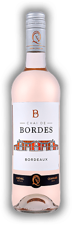 Chai de Bordes-Quancard rosé, Cheval Quancard, Cabernet-Sauvignon - Merlot, AC, 2022, Bordeaux rosé  Chai de Bordes-Quancard rosé, Cheval Quancard, Cabernet-Sauvignon - Merlot, AC, 2022, Bordeaux rosé  Fleischig, gefällig, geschmacksintensiv und spri