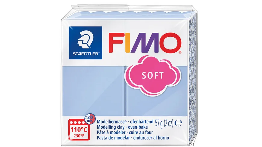 STAEDTLER Modelliermasse FIMO® effect Modelliermasse Hellblau 57 g