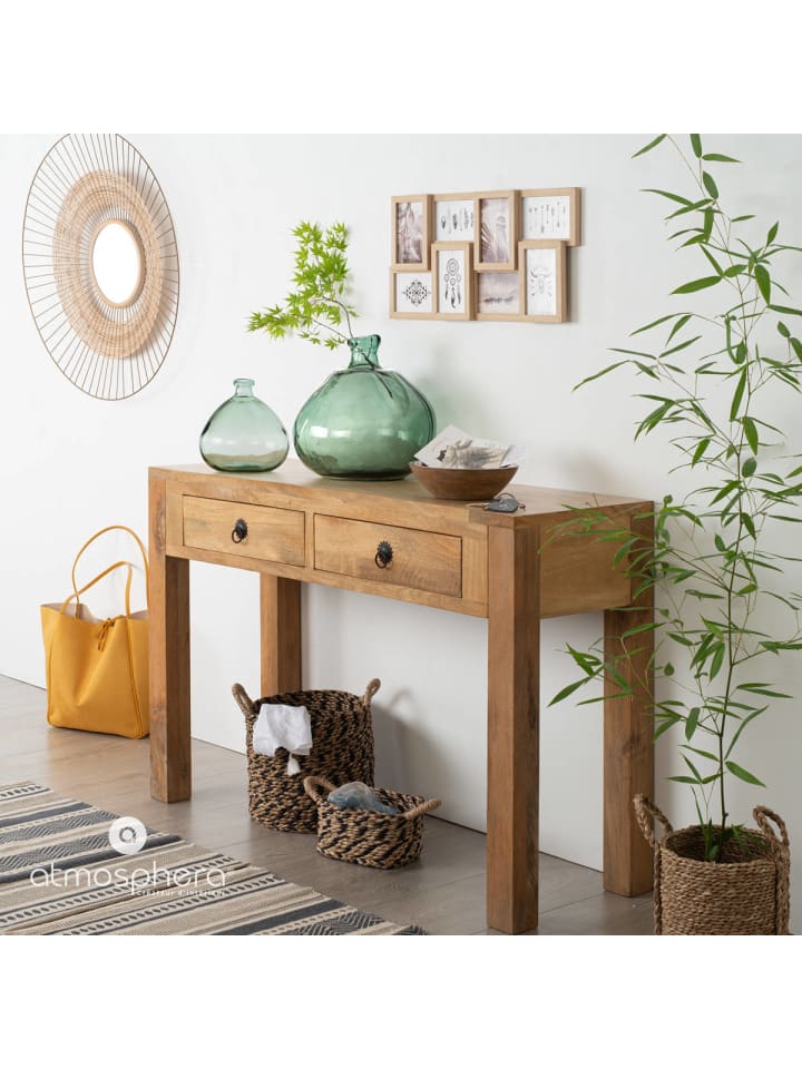Atmosphera Créateur d'intérieur Vase in grün günstig kaufen onesize