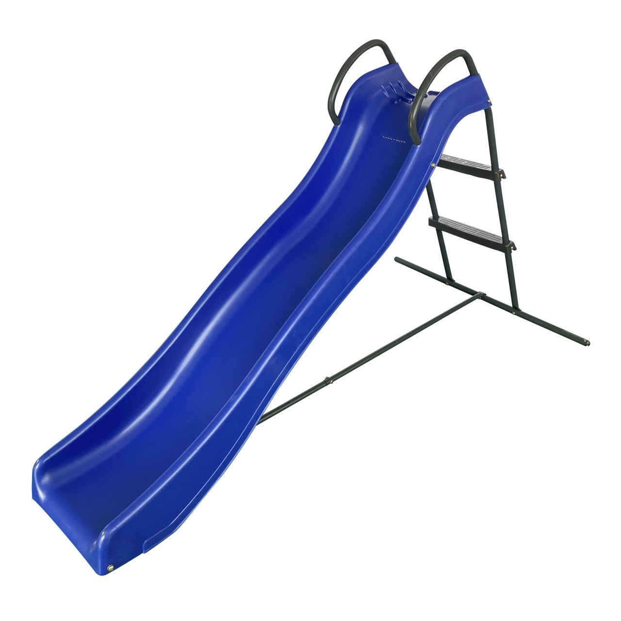 AXI Freistehende Rutsche mit Wasseranschluss 180cm Blau/Anthrazit