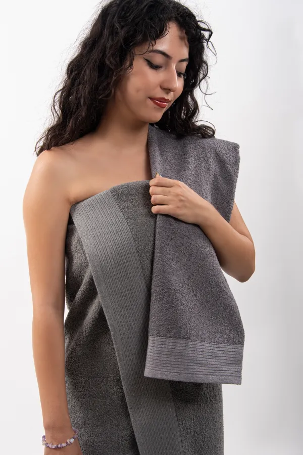 Güvenal  Duru 2-teiliges Badetuch-Set | Handtuch | Handtuch-Set | Badeset | Mitgift-Handtuch