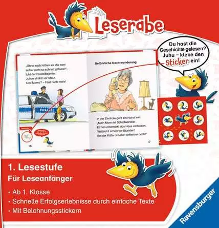 Leserabe - 1. Lesestufe: Polizeigeschichten