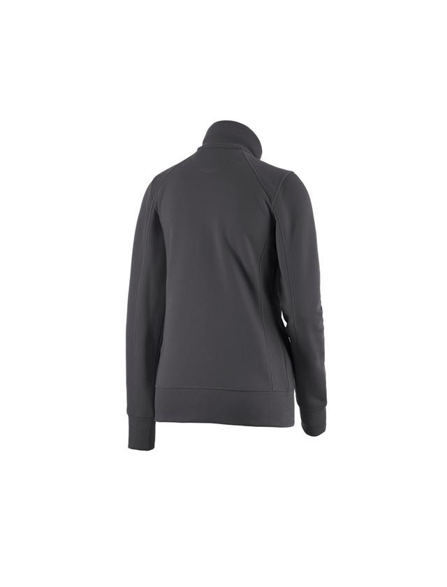 e.s. Sweatjacke poly cotton, Damen