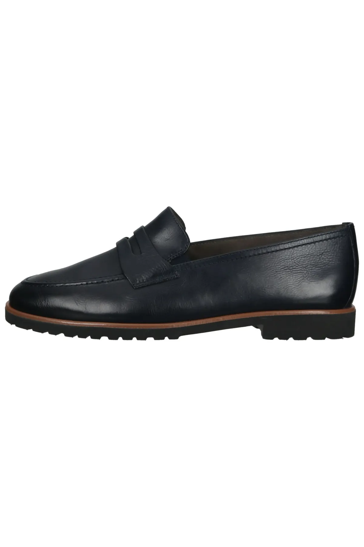 Paul Green  Flacher Schuh - Blau - Blockabsatz