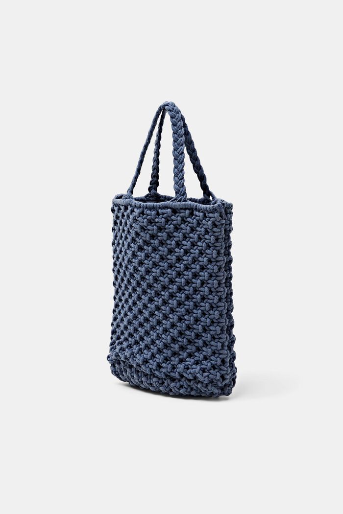 Mini Tote Bag aus 100 % gehäkelter Baumwolle