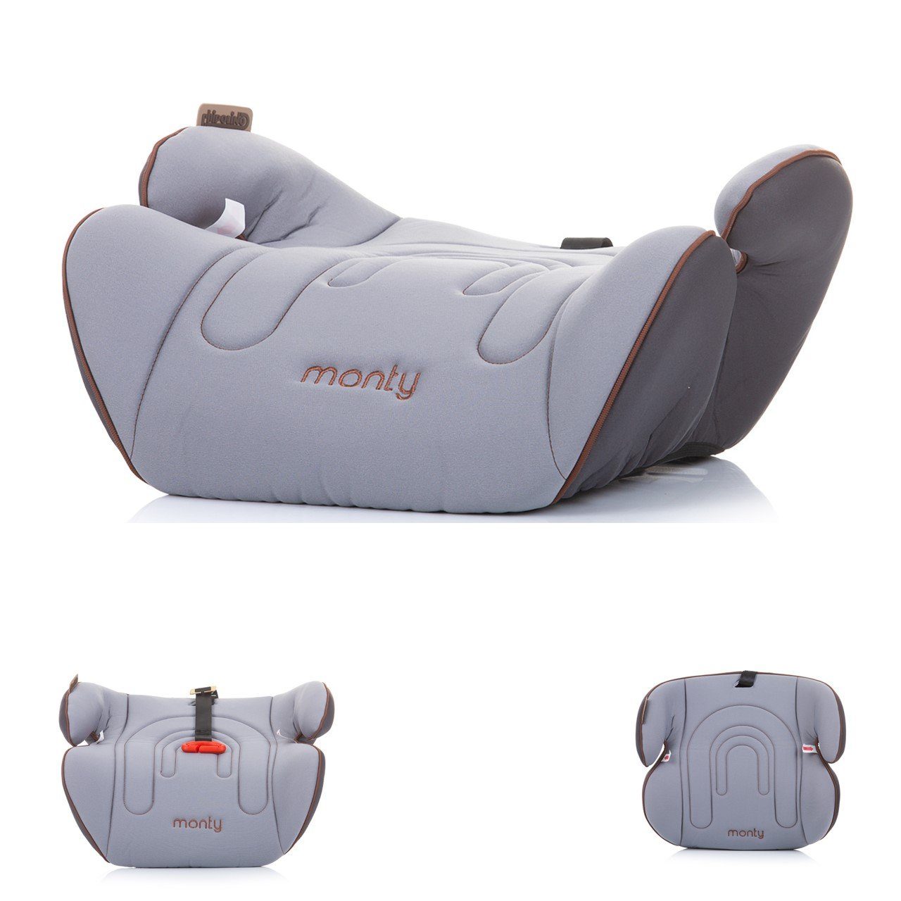 Chipolino Kindersitzerhöhung Kindersitz Monty Gruppe 2/3, bis: 36 kg, (22 - 36 kg) Bezug abnehmbar und waschbar