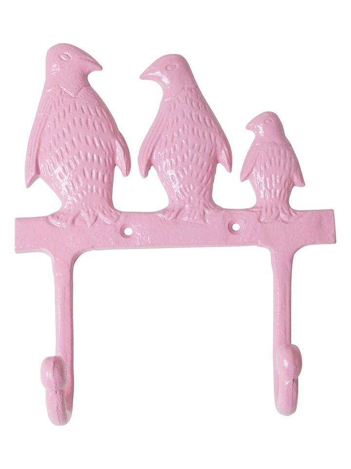Rice 3er-Set: Garderobenhaken in Mint/ Rosa/ Gold - (B)19 x (H)22,5 x (T)6 cm günstig kaufen onesize