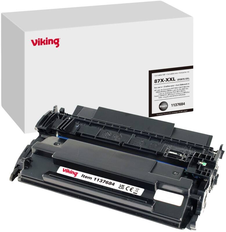 Viking 87X-XXL Kompatibel HP Tonerkartusche CF287X-XXL Schwarz
