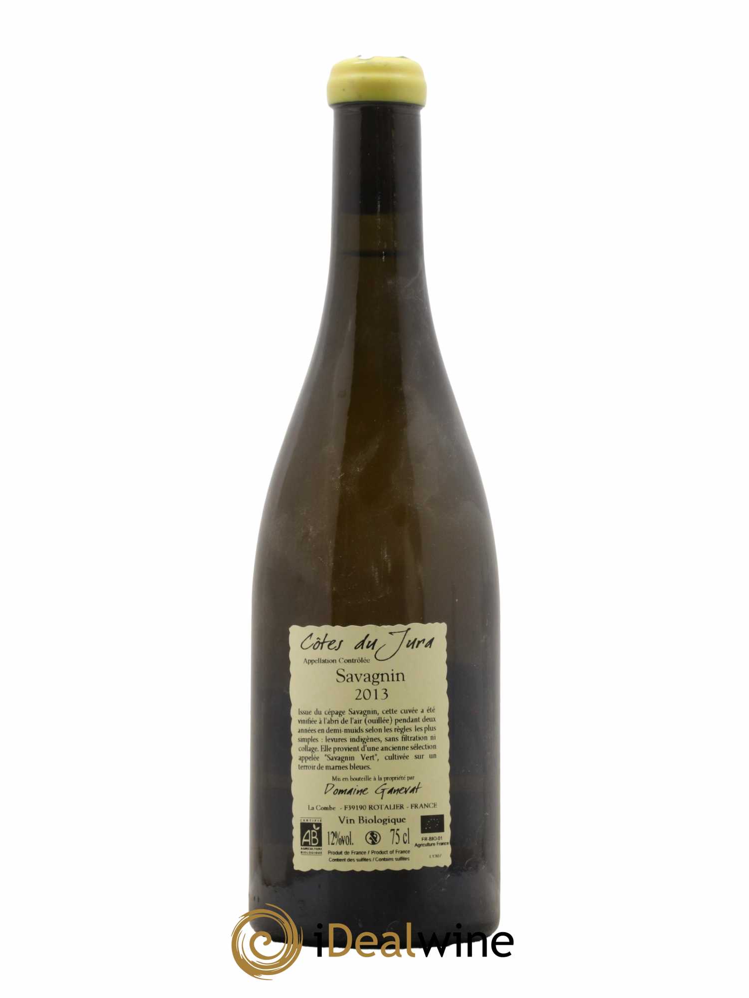 Côtes du Jura Les Chalasses Marnes Bleues Jean-François Ganevat (Domaine)  2013 - Lot de 1 Bouteille