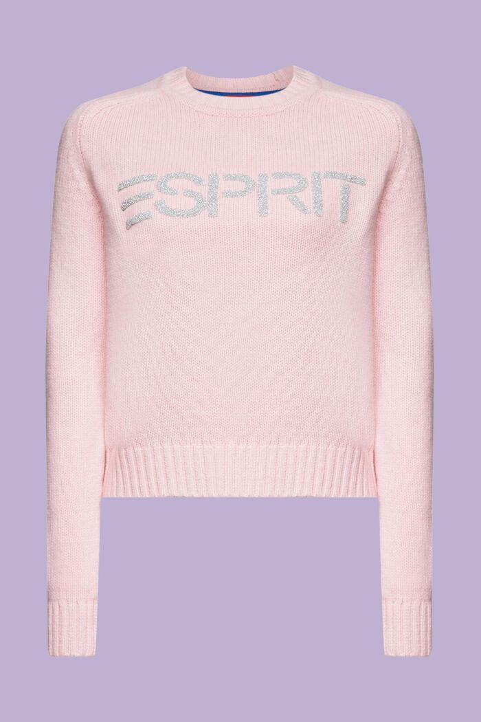 Logo-Pullover aus Wolle und Kaschmir