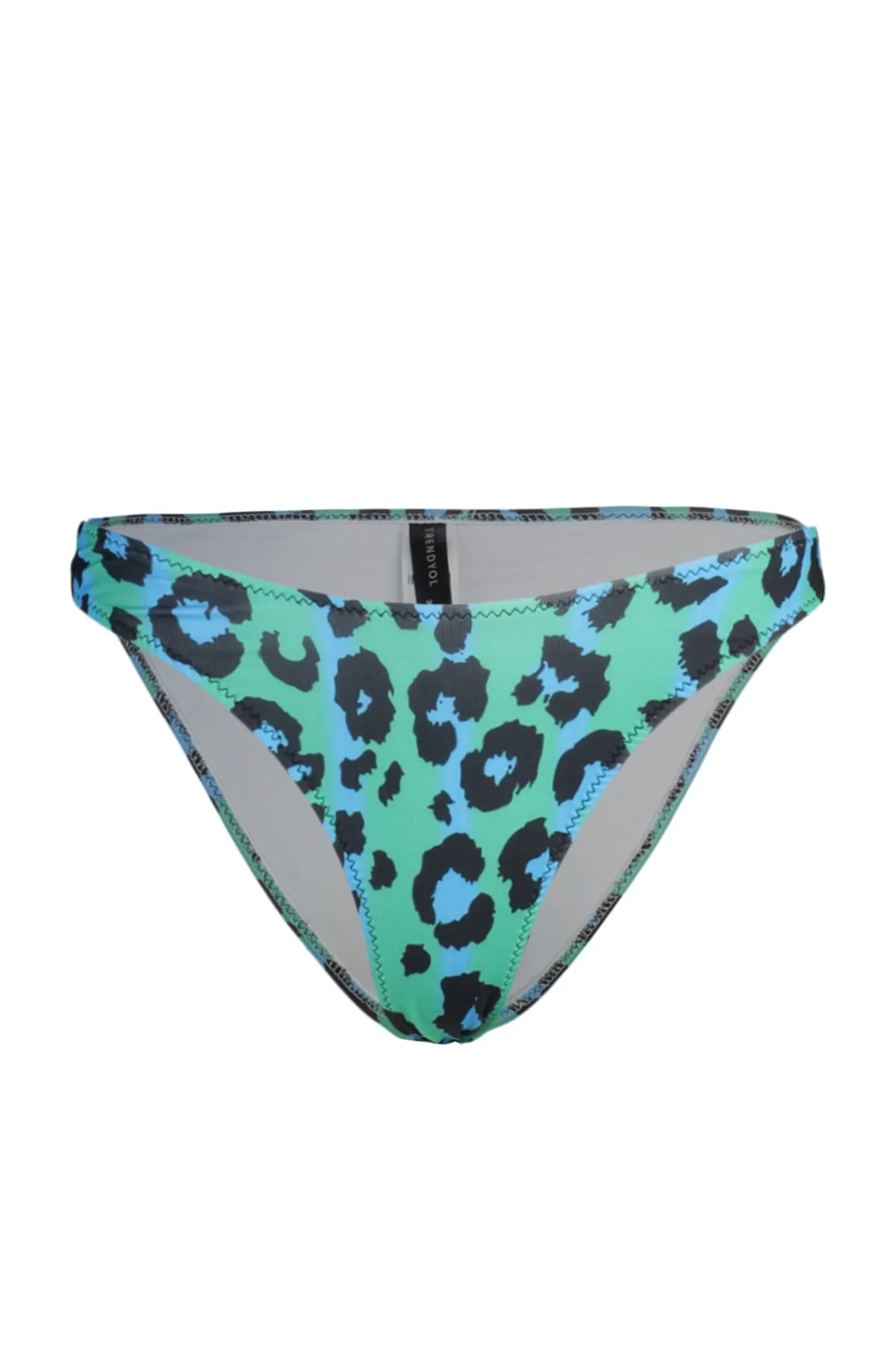 Trendyol Collection  Brasilianische Bikinihose mit V-Ausschnitt und Tiermuster TBESS23BA00116