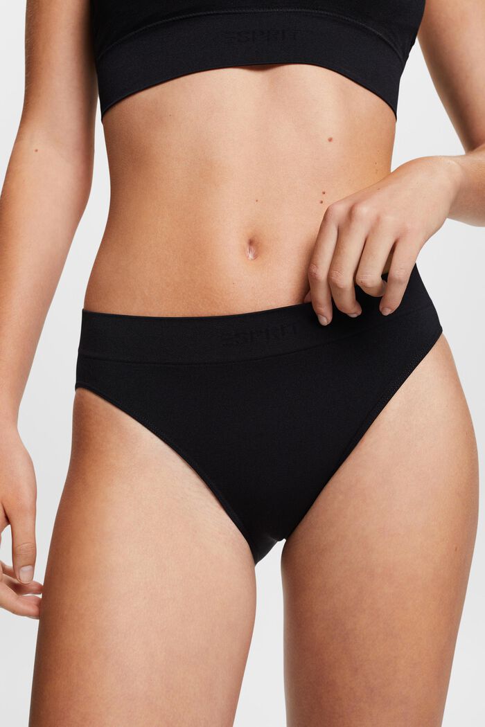 Nahtloser Slip mit Logo