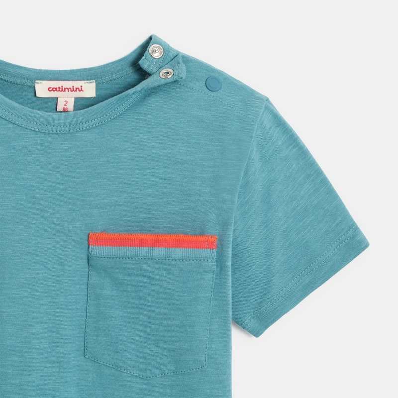 T-shirt bébé garçon bleu Catimini