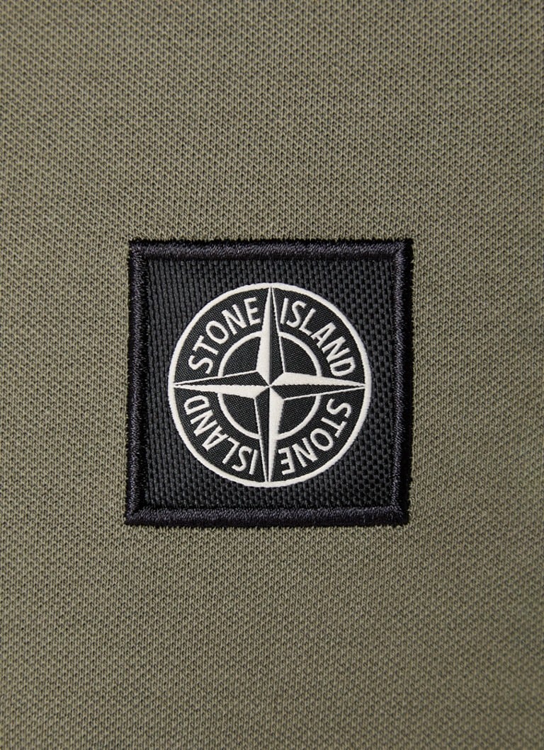 Πόλο μπλουζάκι Stone Island 2SC17 με λογότυπο, βαμβακερό, πικέ
