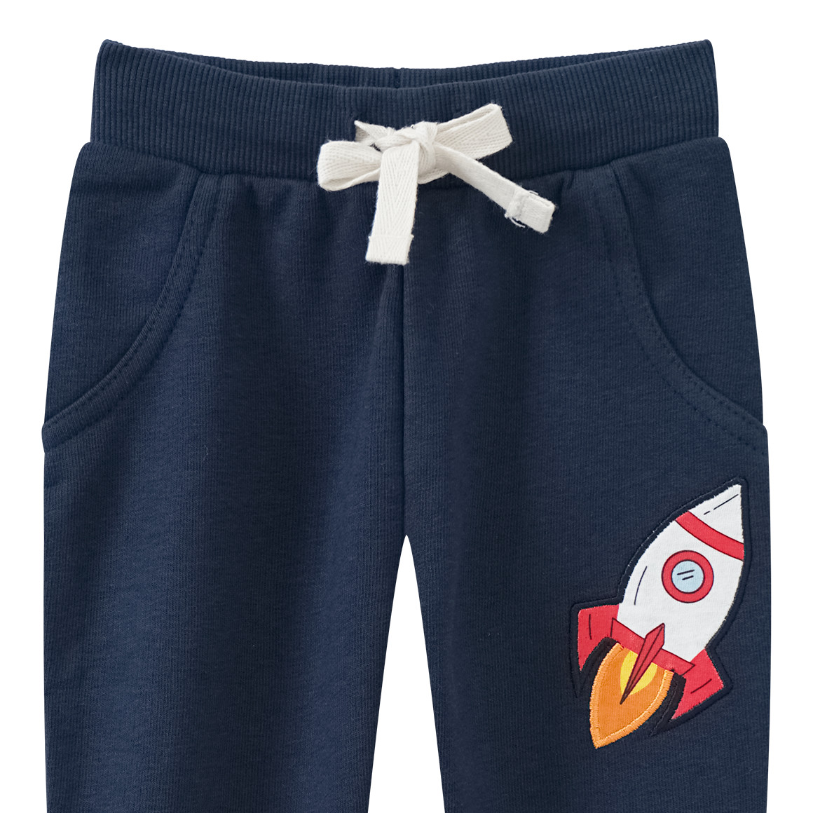 Baby Jogginghose mit Raumschiff-Applikation
