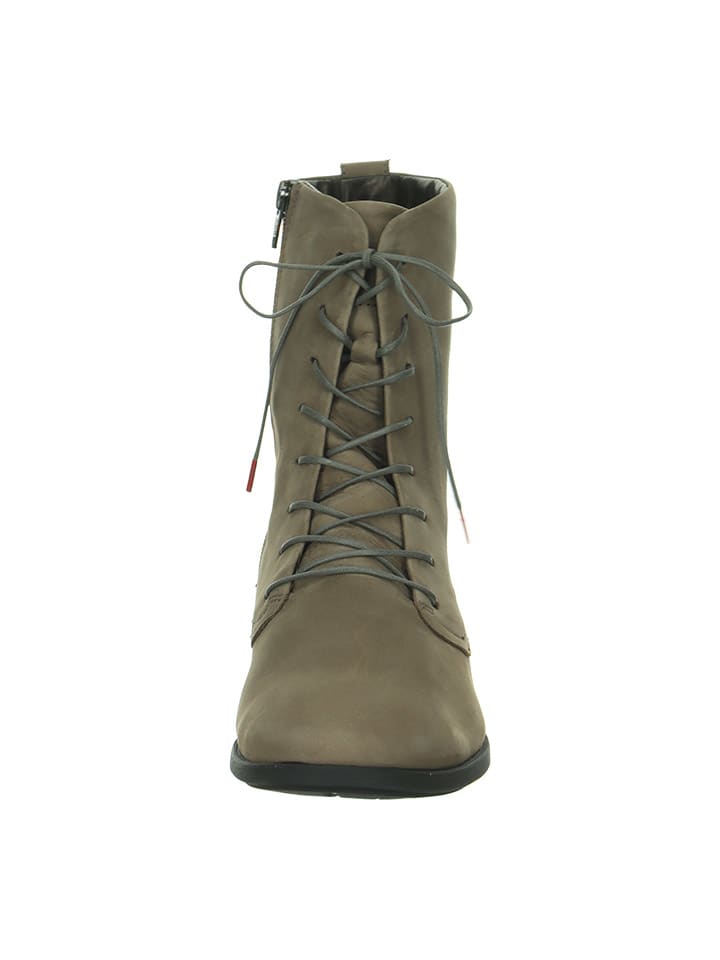 Think! Leder-Boots in Beige günstig kaufen