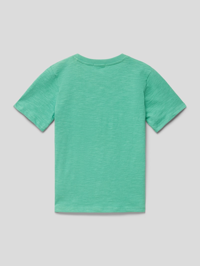 T-Shirt mit Motiv-Print in grün