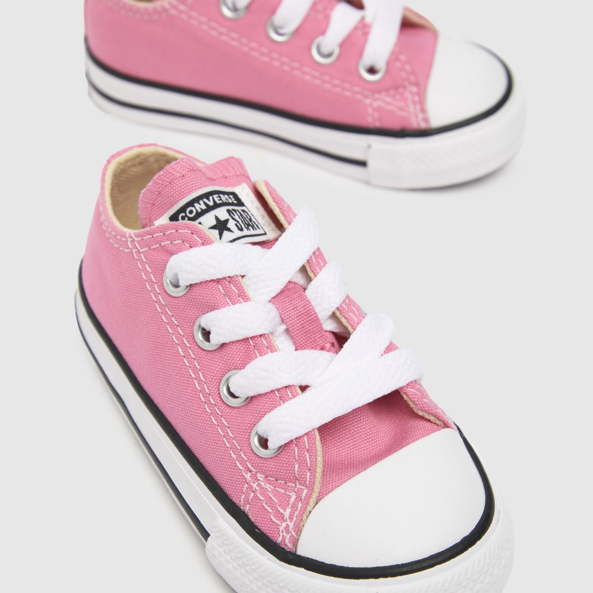 Converse rosa all star lo flickor småbarnsskor