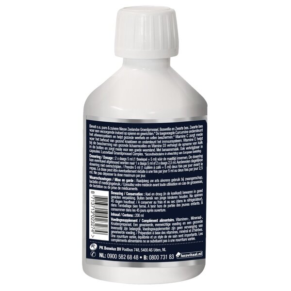 Lucovitaal Liquid Green-lipped Mussel 200ml