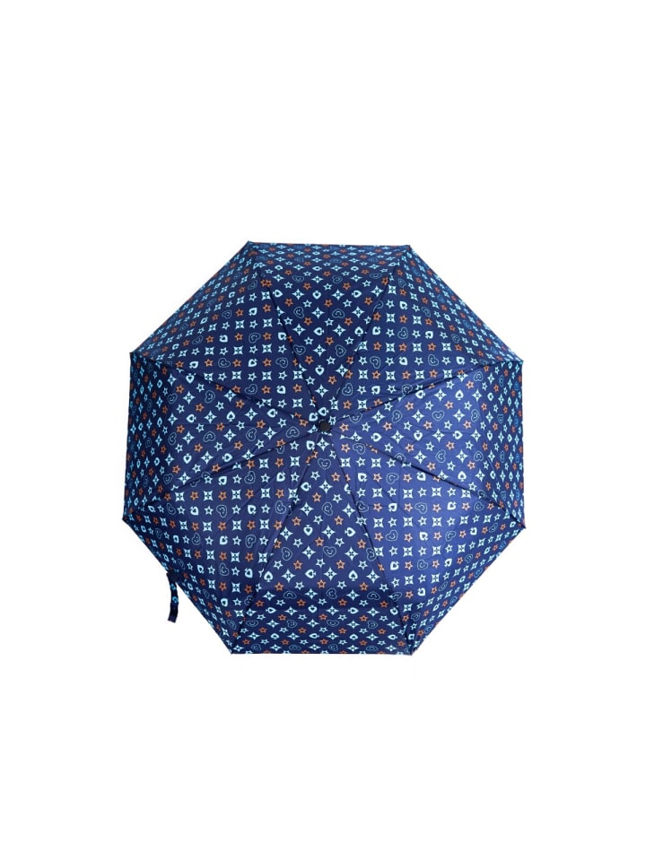 COFI 1453 Taschenschirme mit Schutzhülle – stilvoll & robust gegen Wind in Blau günstig kaufen onesize