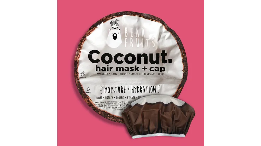 Bear Fruits Haarkur/Balsam/ Coconut 20ml + Cap 20 ml